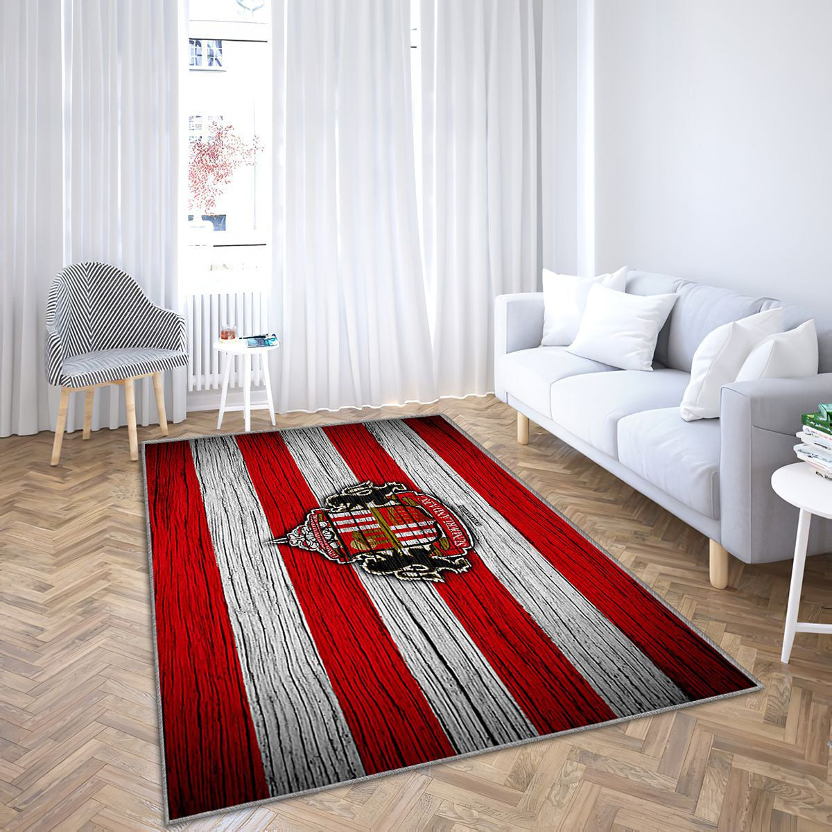 Championnat Sunderland Fc Efl Tapis Sol - Tapis De Salon, Club de Football Angleterre Sunderlandfc Sunderland Tapis Art, Tapis pour la décoration de la maison