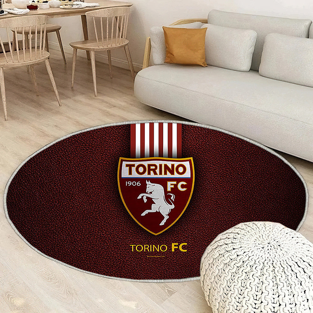 Torino Fc Club de Football Italien Tapis Sol - Tapis De Salon, Championnats d'Italie d'Italie Tapis Art, Tapis pour la décoration de la maison