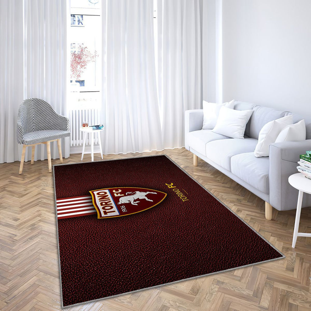 Torino Fc Club de Football Italien Tapis Sol - Tapis De Salon, Championnats d'Italie d'Italie Tapis Art, Tapis pour la décoration de la maison