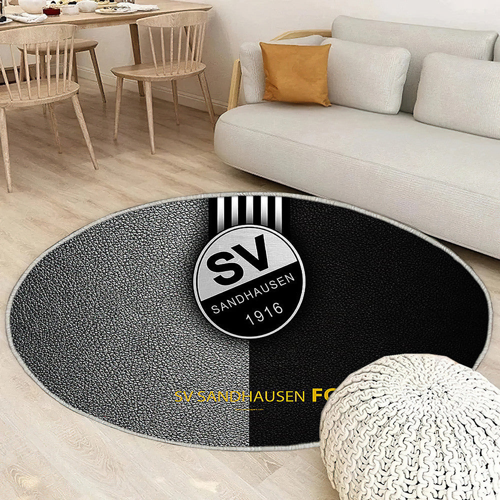 Sv Sandhausen Fc ZandhausenClub de football allemand Tapis Sol - Tapis De Salon, deuxième division Tapis Art, Tapis pour la décoration de la maison