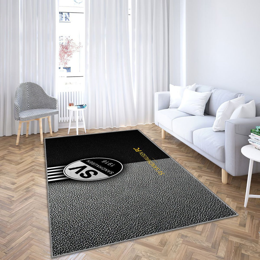 Sv Sandhausen Fc ZandhausenClub de football allemand Tapis Sol - Tapis De Salon, deuxième division Tapis Art, Tapis pour la décoration de la maison