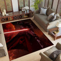 Darth Vader with lightsaber Star Wars carpet