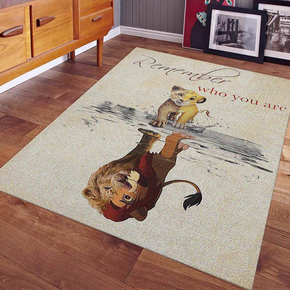 Remember Who You Are Lion King Rug