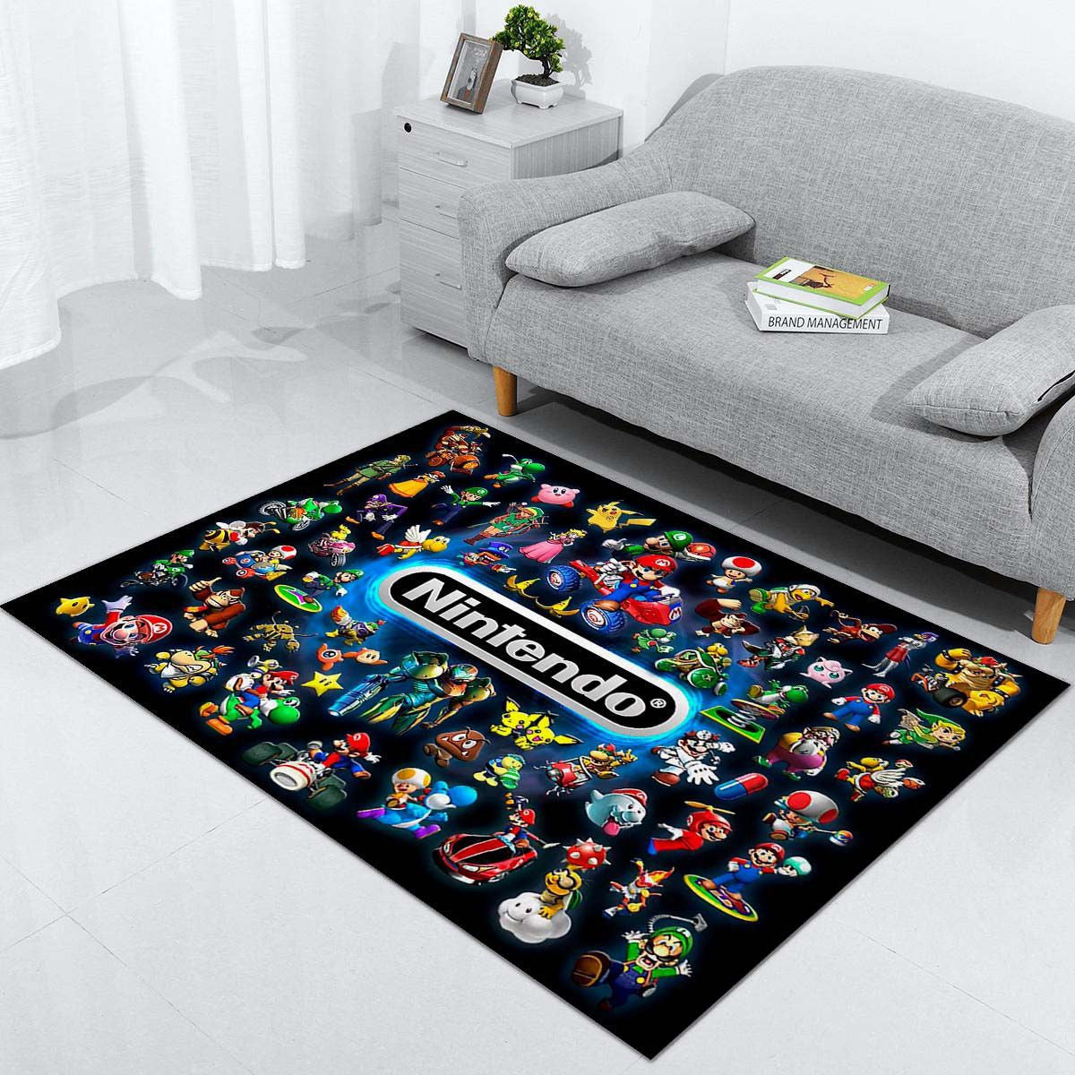 All Nintendo characters carpet