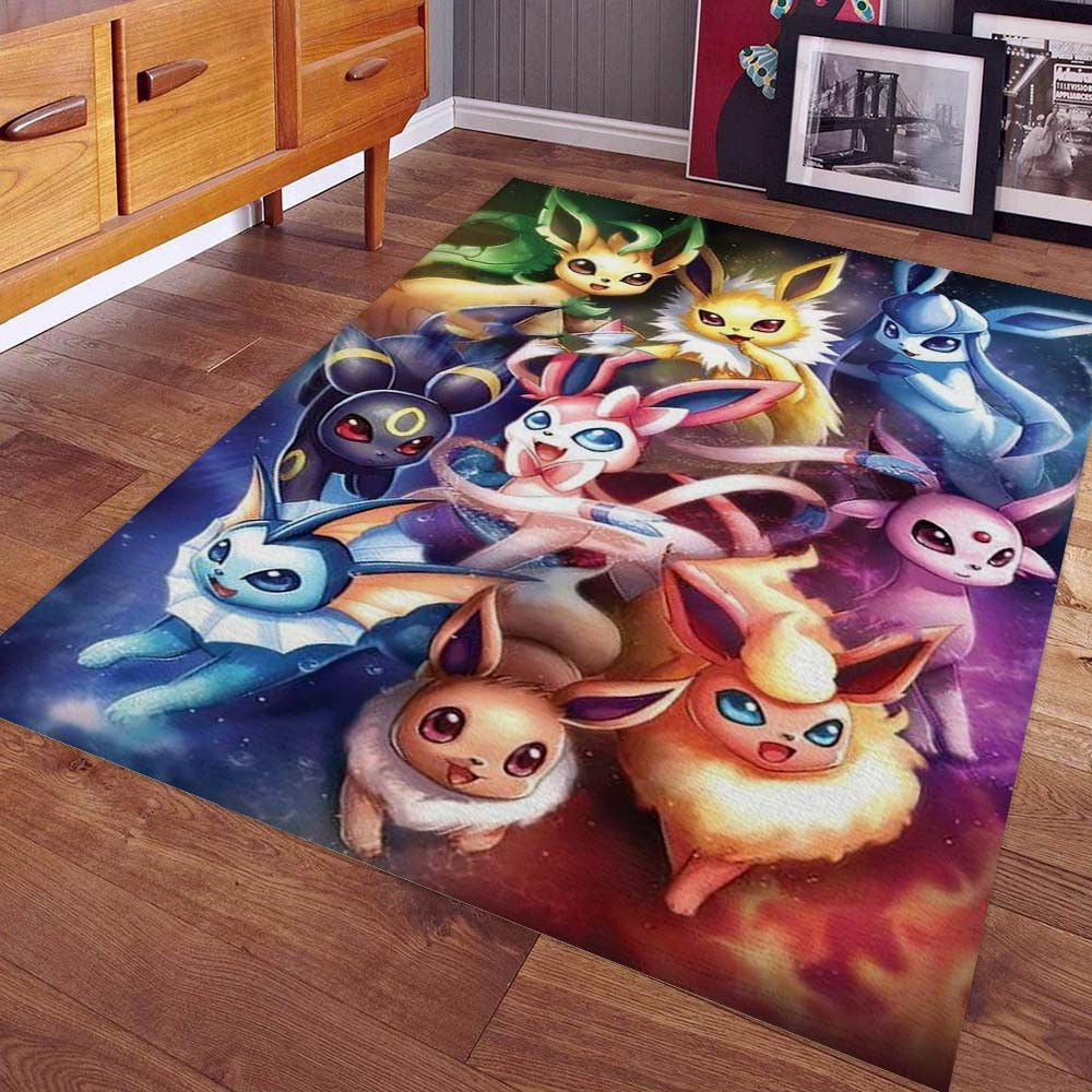 All Eevee Evolutions Pokemon 02 Carpet