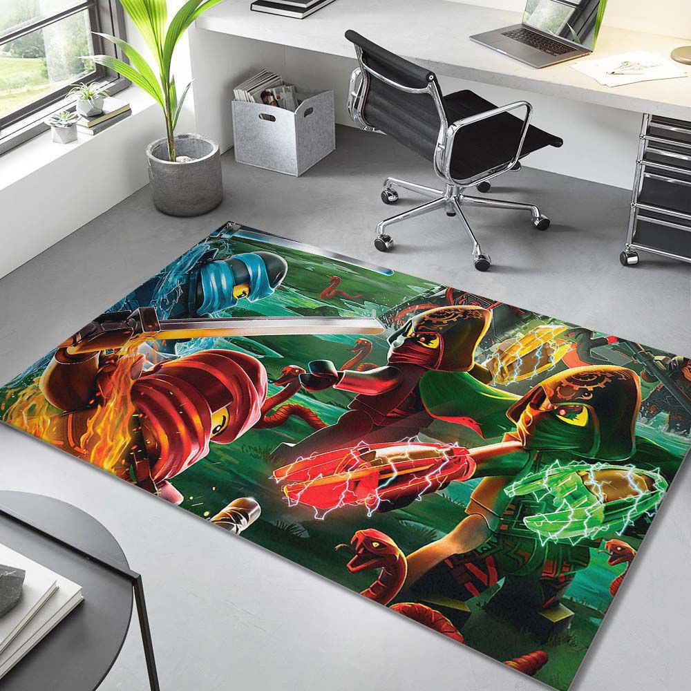 Ninjago All Characters Fight 1007 Carpet