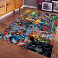 Marvel vs. DC Final Battle Rug