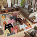 Funny cat carpet