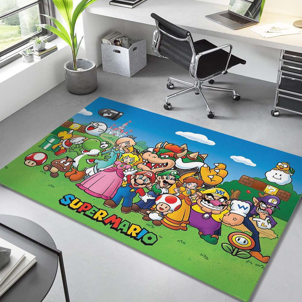Mario All Characters 5 Carpet