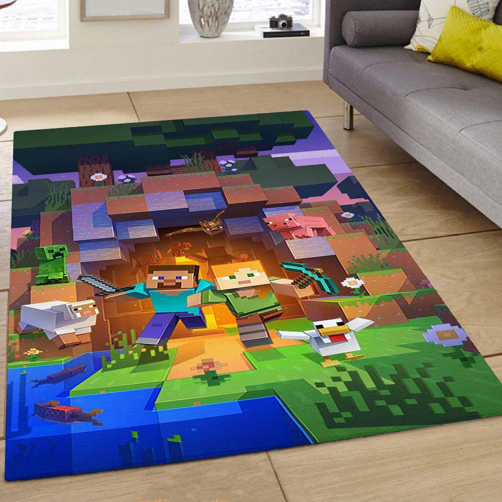 Minecraft All Characters 1014 Carpet