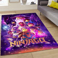 Ninjago All Characters Fighting 1017 Carpet