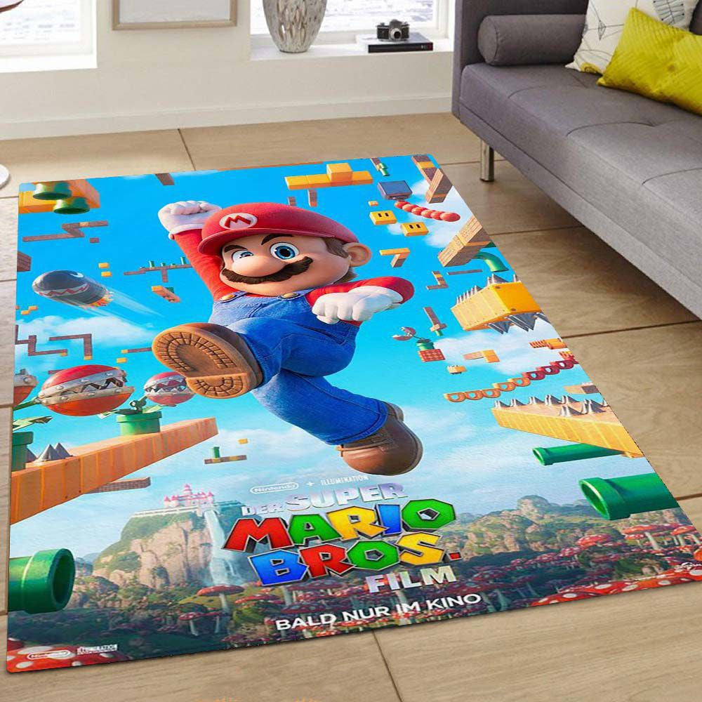 Super Mario character carpet