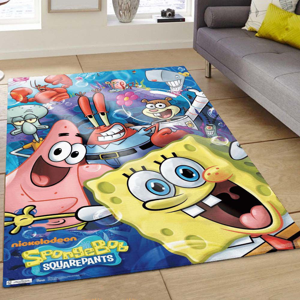 Spongebob and his friends 2 carpet