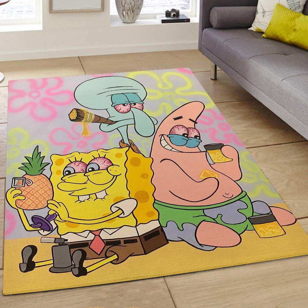 Spongebob Squarepants All Characters 2 Carpet