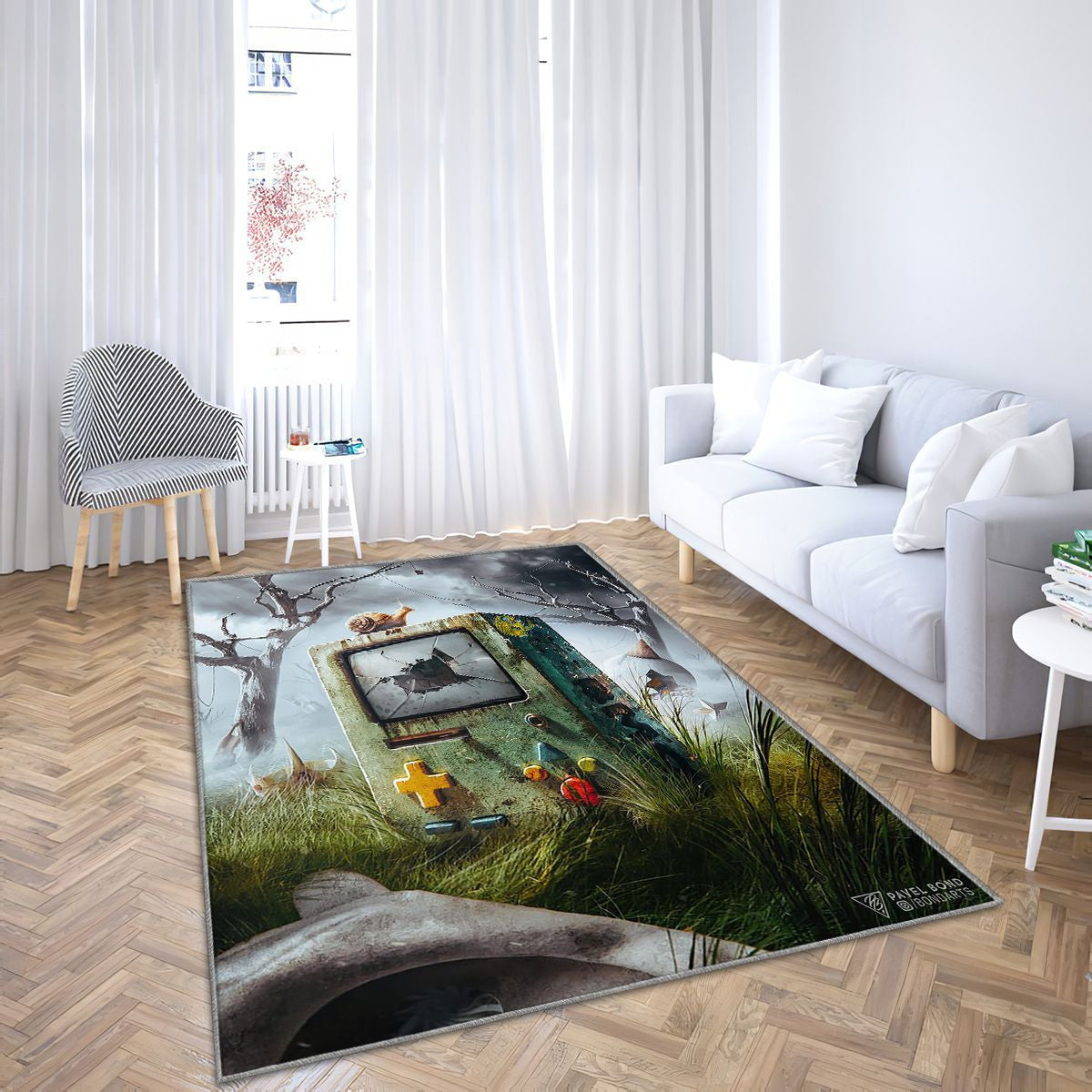 Adventure Time, BMO, Jake, Finn the Human, crown, apocalyptic, grass