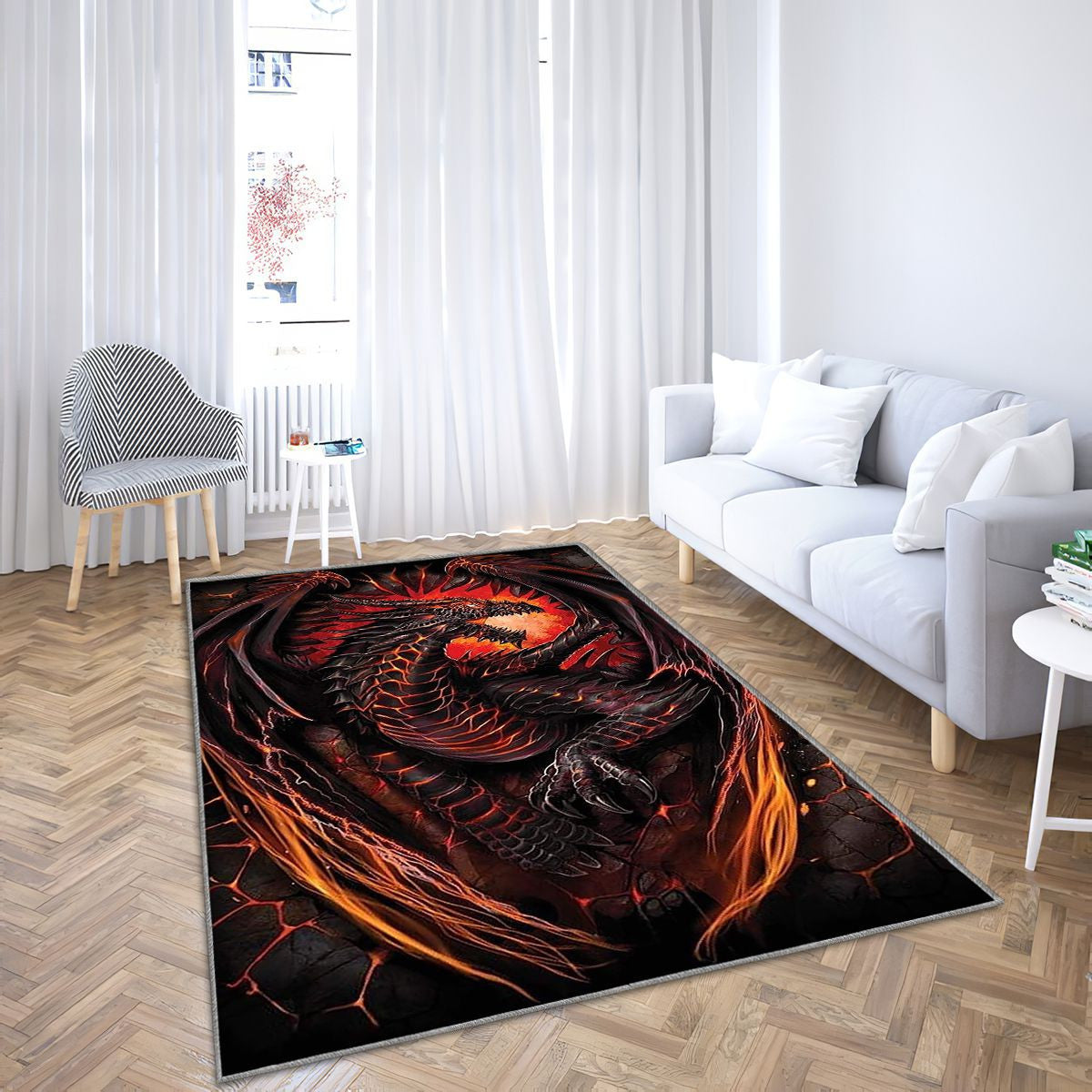 Dragon, fire