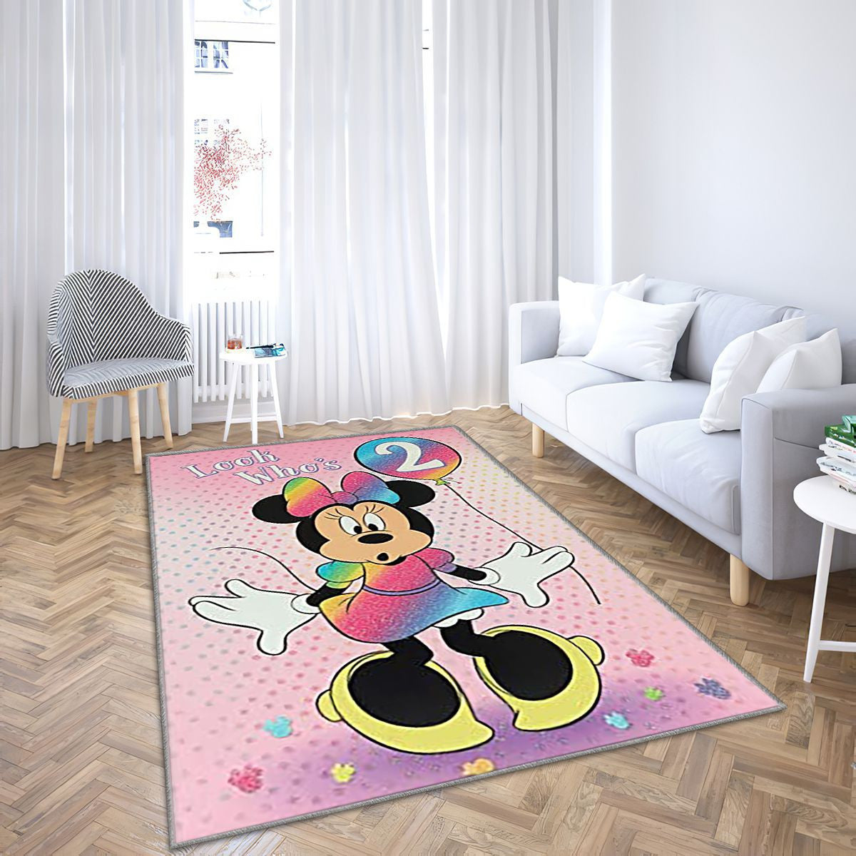 Minnie Mouse Birthday Card Aged 2
