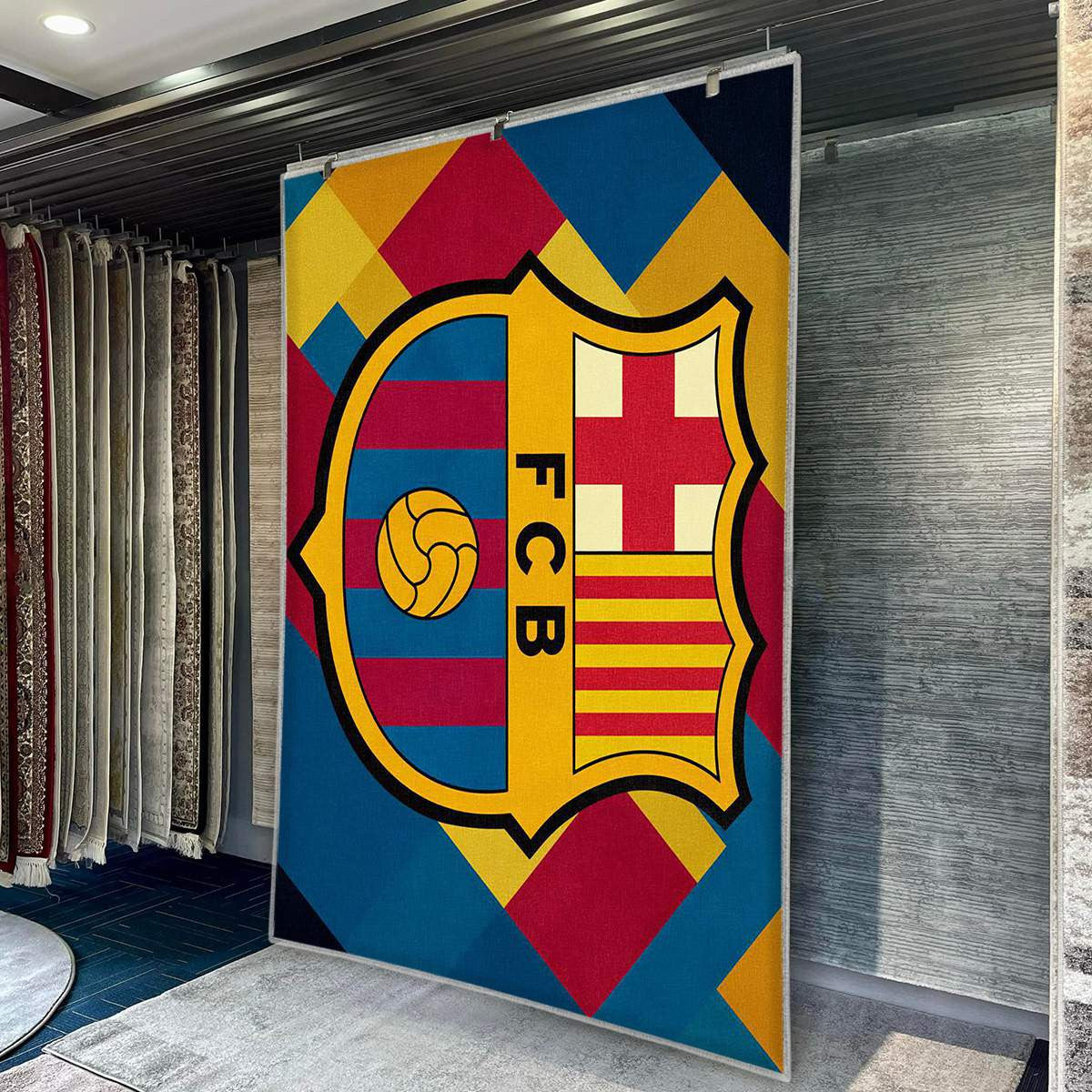 FC Barcelona Modern Geometric 28