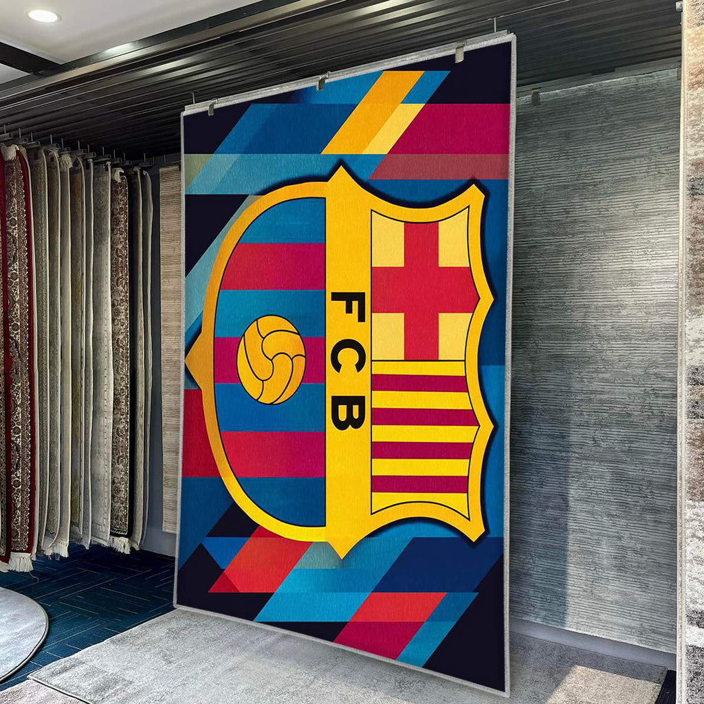 FC Barcelona Modern Geometric 5