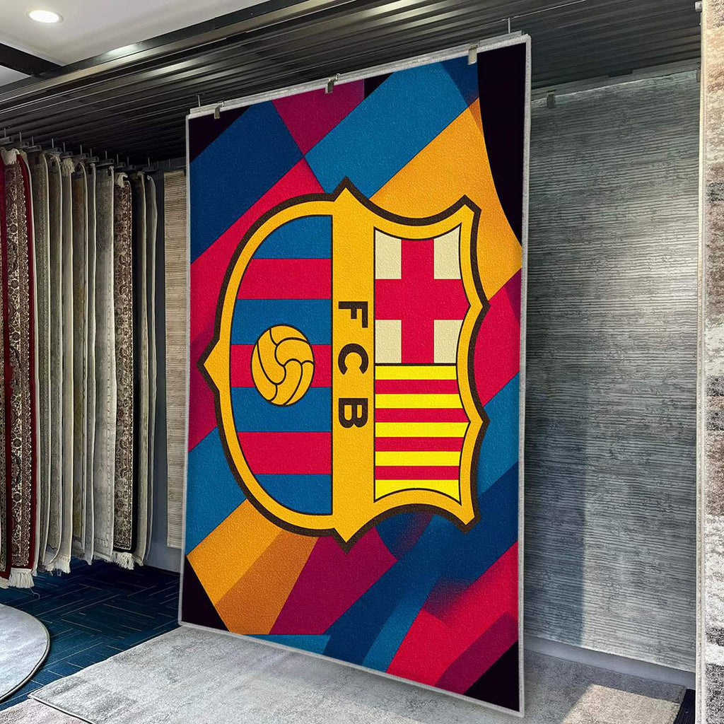 FC Barcelona Modern Geometric 35