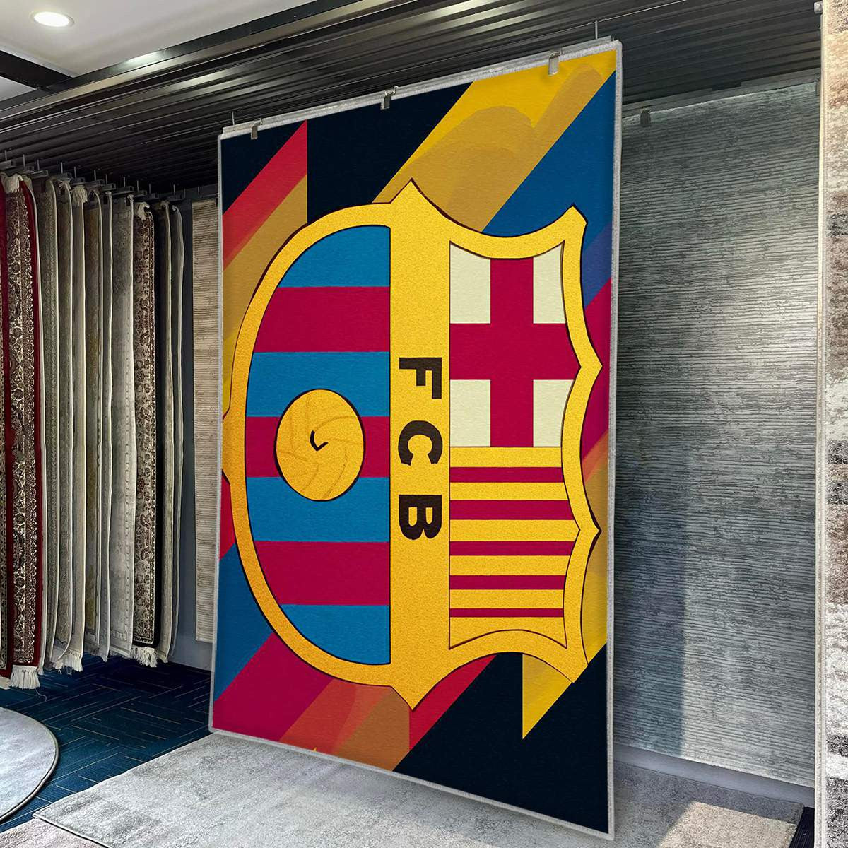 FC Barcelona Modern Geometric 26