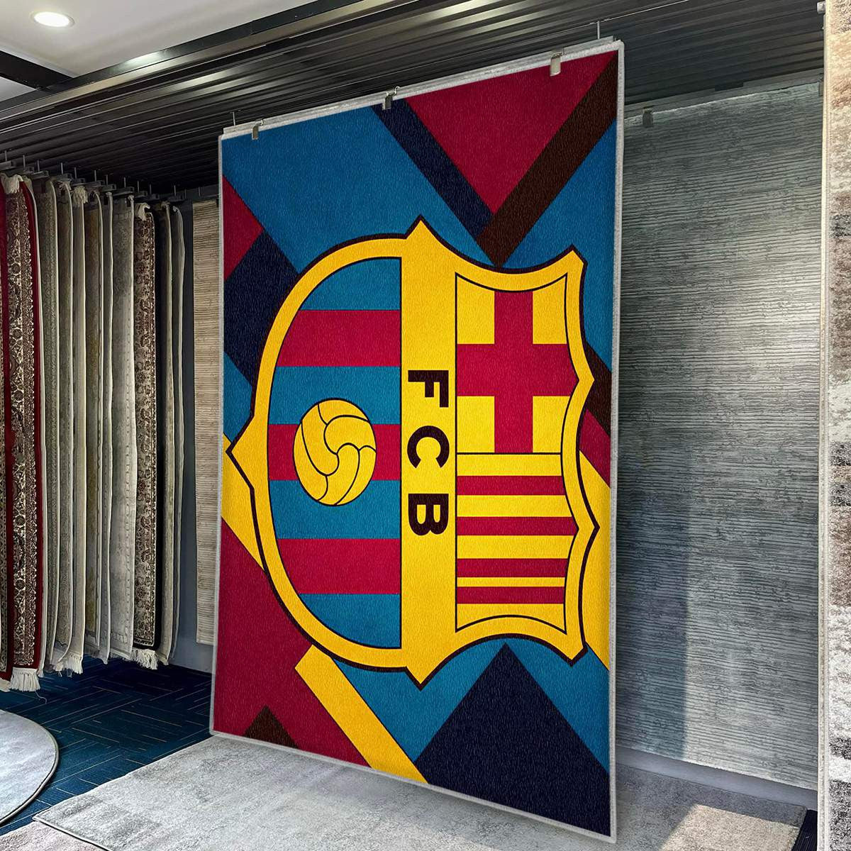 FC Barcelona Modern Geometric 31