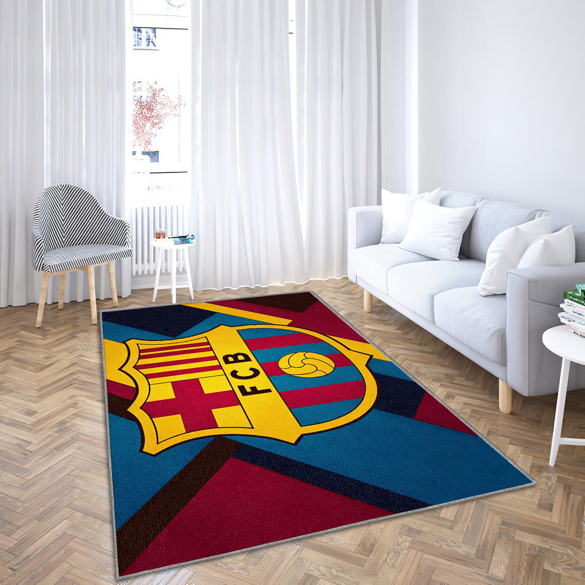 FC Barcelona Modern Geometric 31
