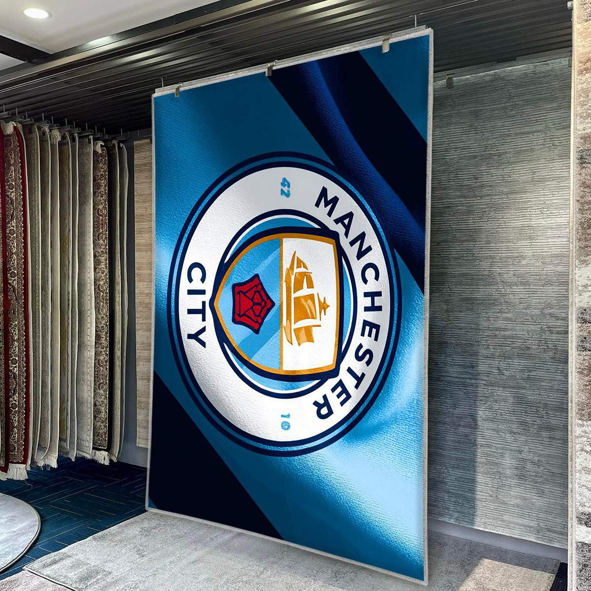 Manchester City Moderne Minimaliste Logo