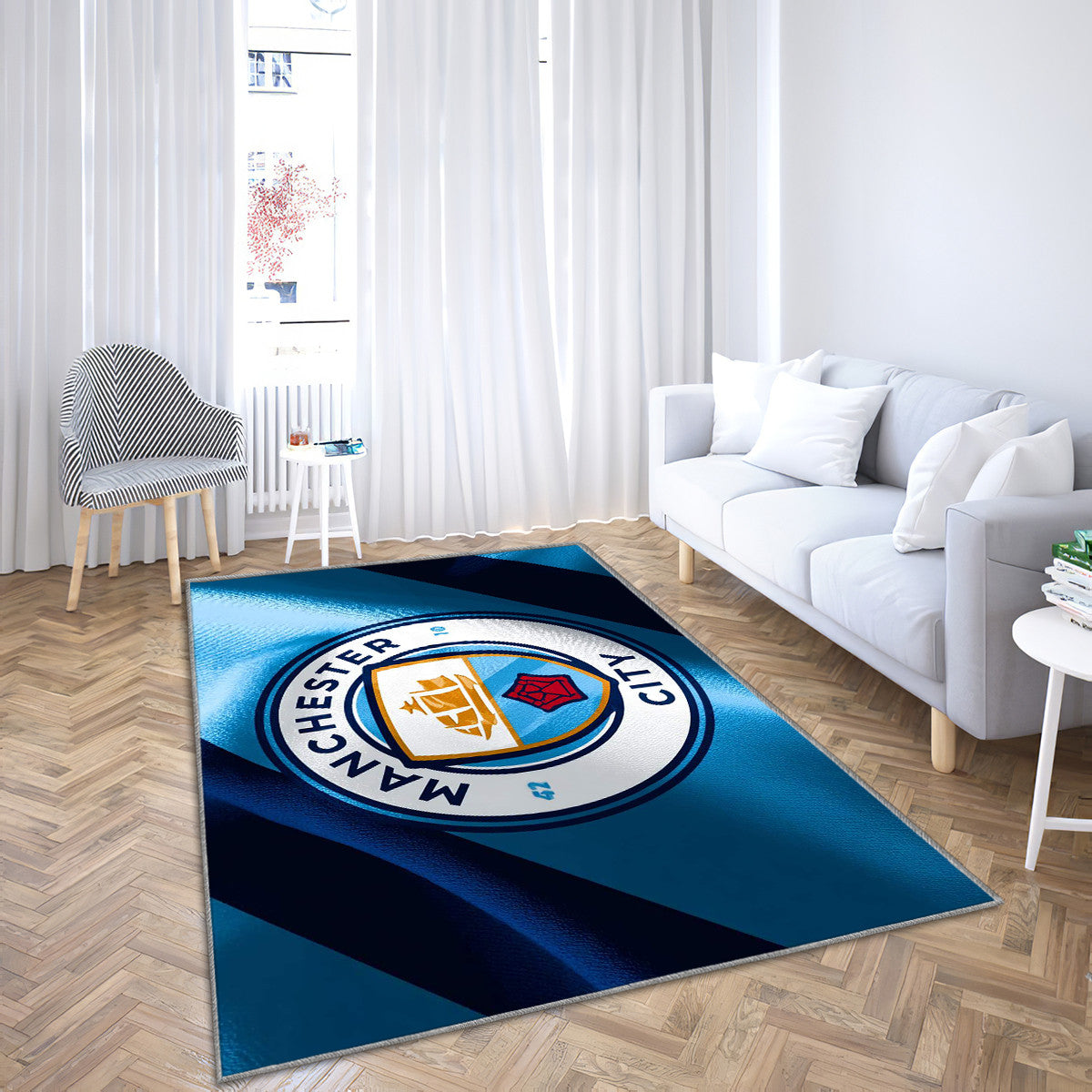 Manchester City Moderne Minimaliste Logo