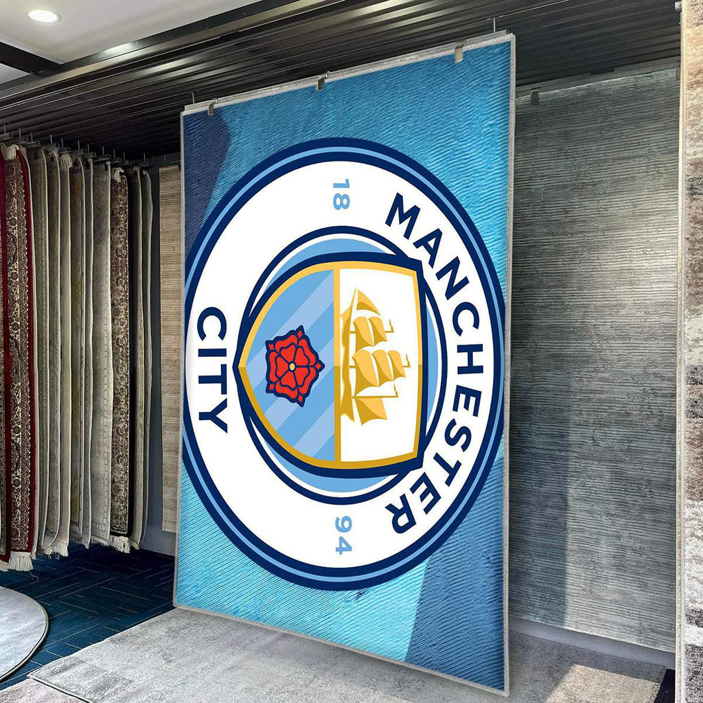 Manchester City Moderne Abstrait Logo