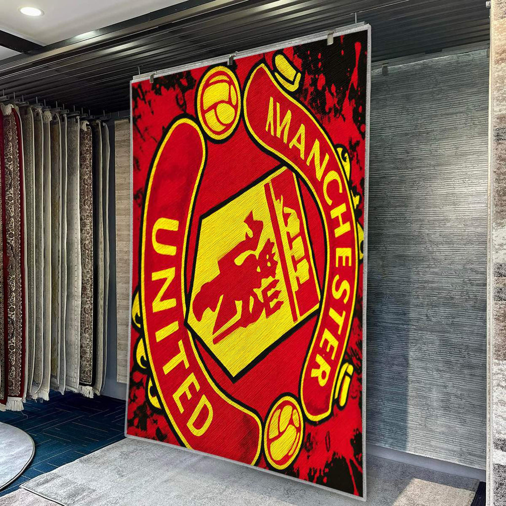 Tapis Manchester United Rouge Raffiné 3