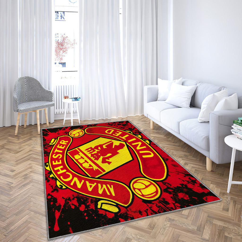 Tapis Manchester United Rouge Raffiné 3