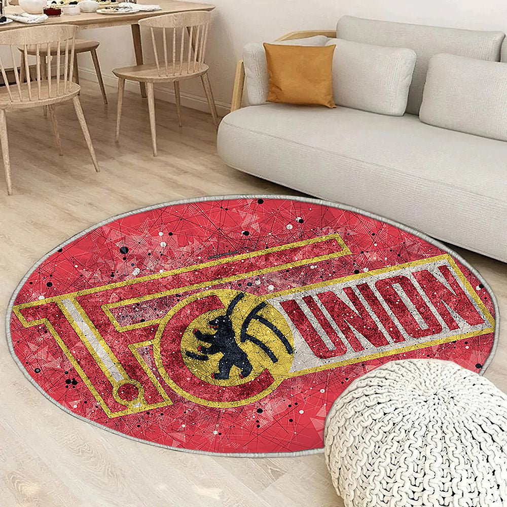 1 Fc Union Berlin Club de Football Allemand Berlin Tapis Sol - Tapis De Salon, Football 2 Bundesliga Gris Tapis Art, Tapis pour la décoration de la maison