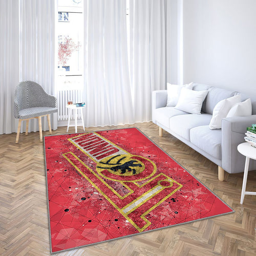 1 Fc Union Berlin Club de Football Allemand Berlin Tapis Sol - Tapis De Salon, Football 2 Bundesliga Gris Tapis Art, Tapis pour la décoration de la maison