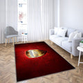Arsenal Fc Tapis Sol - Tapis De Salon, Premier League Rouge Football Tapis Art, Tapis pour la décoration de la maison