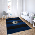 Arminia Bielefeld Logoblue Black Mesh Arminia Bielefeld Tapis Sol - Tapis De Salon, Bielefeld Allemagne Tapis Art, Tapis pour la décoration de la maison