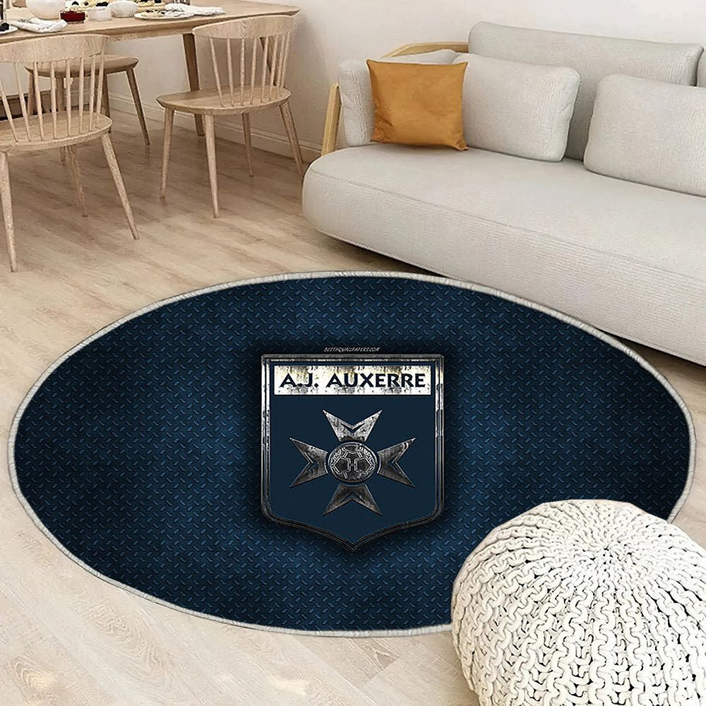 Aj Auxerre Tapis Sol - Tapis De Salon, France Ligue 2 Tapis Art, Tapis pour la décoration de la maison