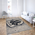 Angers Sco Art Géométrique Tapis Sol - Tapis De Salon, Fond Gris Angers Tapis Art, Tapis pour la décoration de la maison