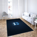 Aj Auxerre Tapis Sol - Tapis De Salon, Ligue 2 Blueblue Carbone Fibre Tapis Art, Tapis pour la décoration de la maison