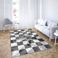 Logo Amiens Sc Tapis Sol - Tapis De Salon, Drapeau Blanc Gris Footballamiens Français Tapis Art, Tapis pour la décoration de la maison