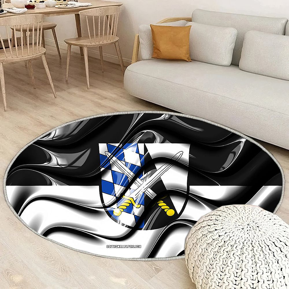 Abensberg Drapeau Villes D'Allemagne Tapis Sol - Tapis De Salon, Abensberg Abensberg Villes Allemandes Tapis Art, Tapis pour la décoration de la maison
