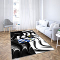 Abensberg Drapeau Villes D'Allemagne Tapis Sol - Tapis De Salon, Abensberg Abensberg Villes Allemandes Tapis Art, Tapis pour la décoration de la maison