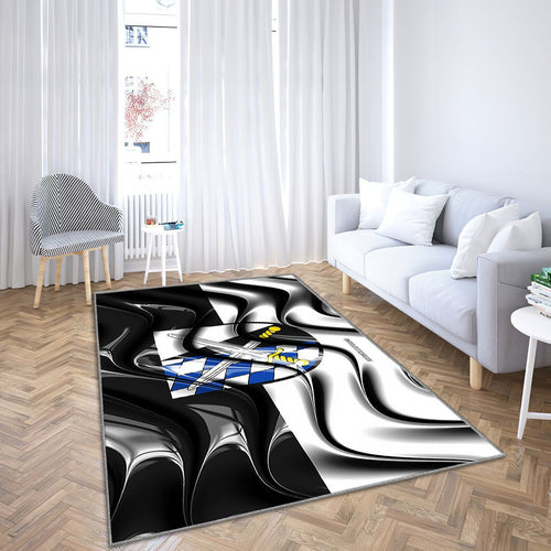 Abensberg Drapeau Villes D'Allemagne Tapis Sol - Tapis De Salon, Abensberg Abensberg Villes Allemandes Tapis Art, Tapis pour la décoration de la maison