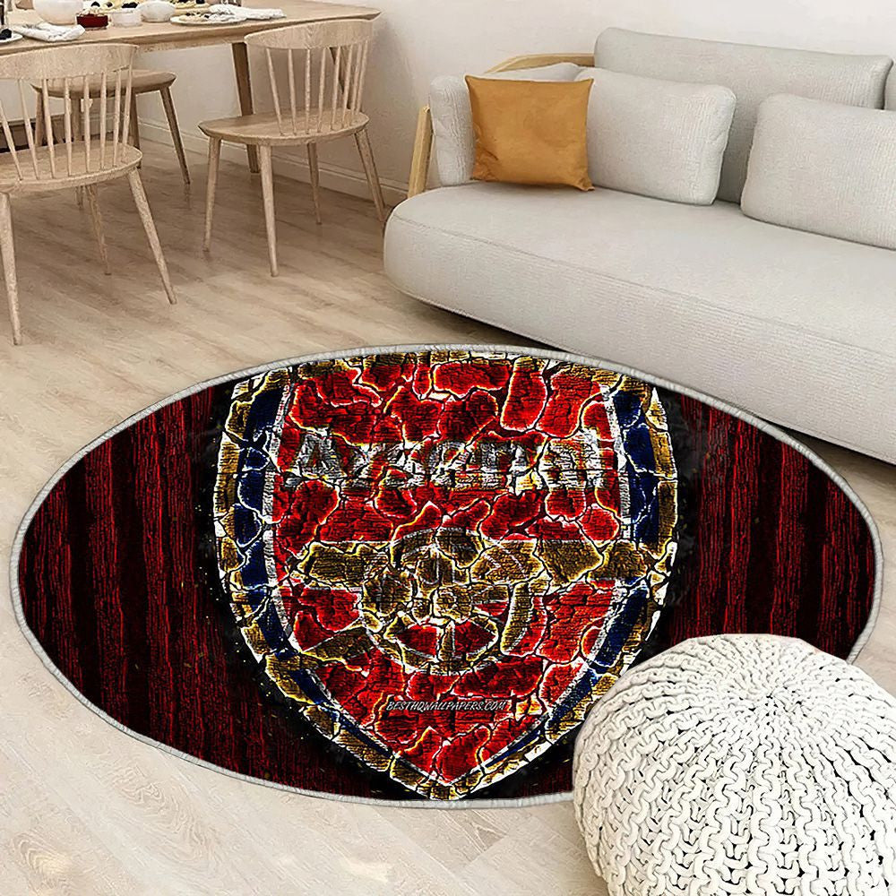 Arsenal Fc Tapis Sol - Tapis De Salon, Club de Football Anglais de Premier League Tapis Art, Tapis pour la décoration de la maison