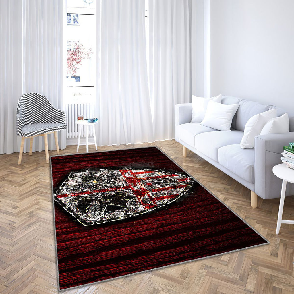 Ac Ajaccio Tapis Sol - Tapis De Salon, Ligue 2 de football français Tapis Art, Tapis pour la décoration de la maison