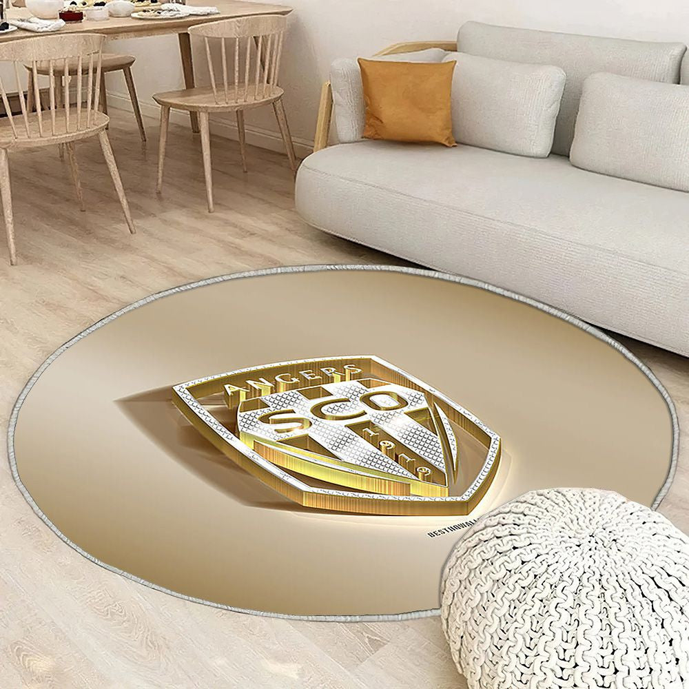 Angers Sco Tapis Sol - Tapis De Salon, Golden Silverangers France Tapis Art, Tapis pour la décoration de la maison