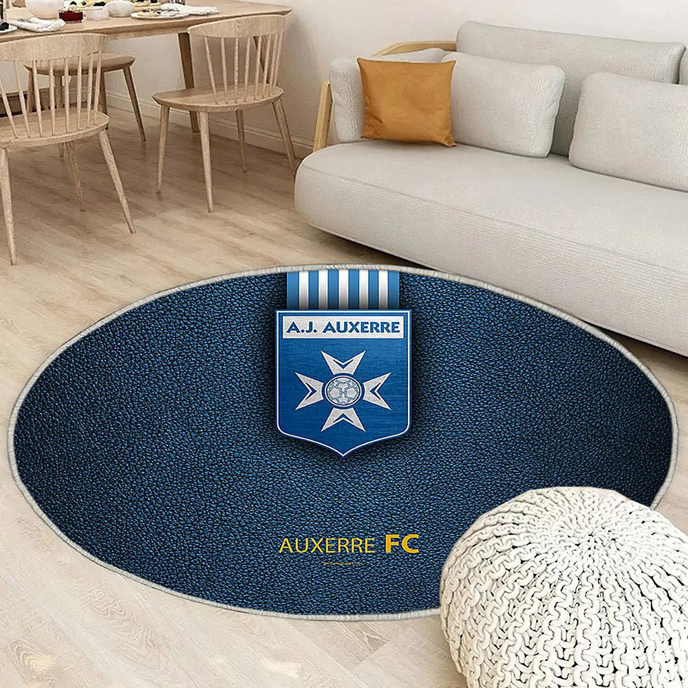 Aj Auxerre Auxerre Tapis Sol - Tapis De Salon, Deuxième Division Tapis Art, Tapis pour la décoration de la maison