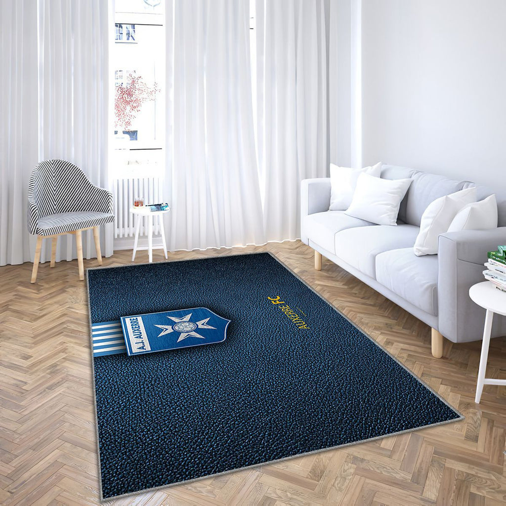Aj Auxerre Auxerre Tapis Sol - Tapis De Salon, Deuxième Division Tapis Art, Tapis pour la décoration de la maison