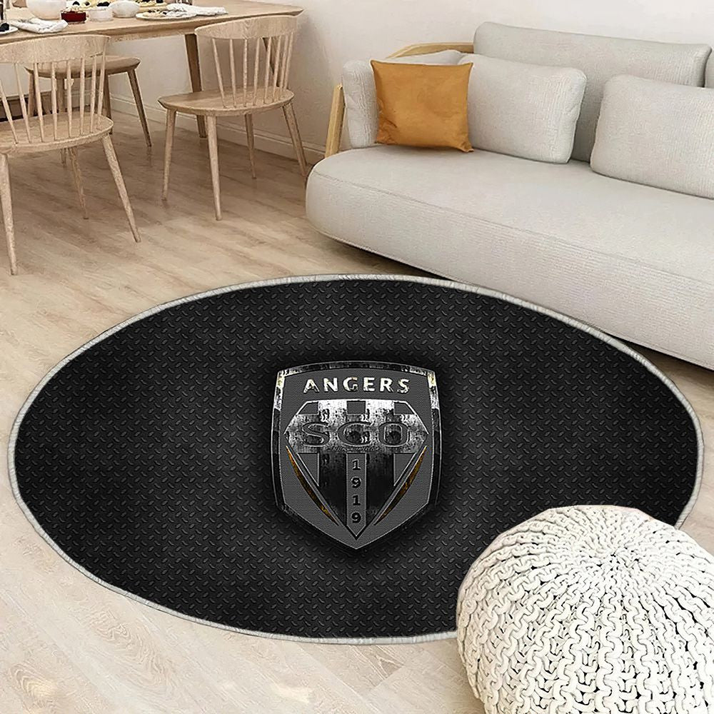 Angers Sco Tapis Sol - Tapis De Salon, France Ligue 1 Tapis Art, Tapis pour la décoration de la maison