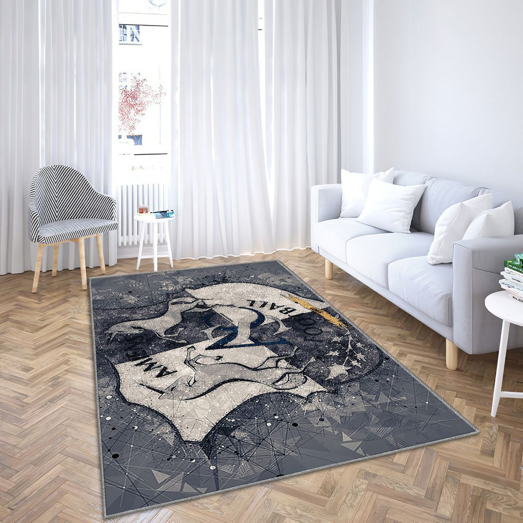 Amiens Fc Art Géométrique Tapis Sol - Tapis De Salon, Fond Gris Amiens Tapis Art, Tapis pour la décoration de la maison